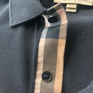 • Burberry Men’s Pique Polo Shirt •